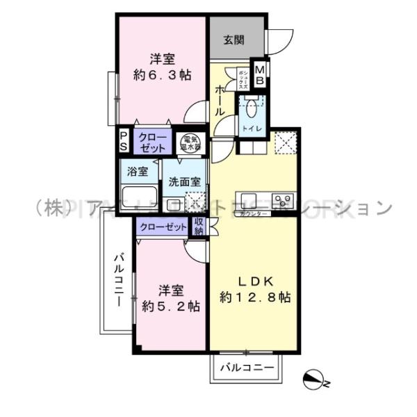 間取図です。