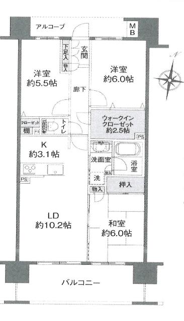 間取図です。