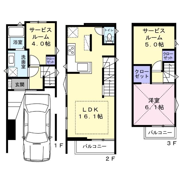 間取図です。