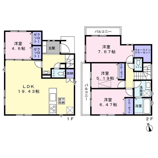 間取図です。