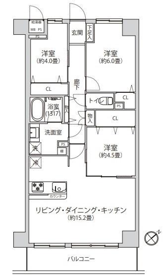 間取りです。