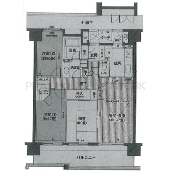 間取図です。
