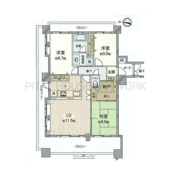 間取りです。