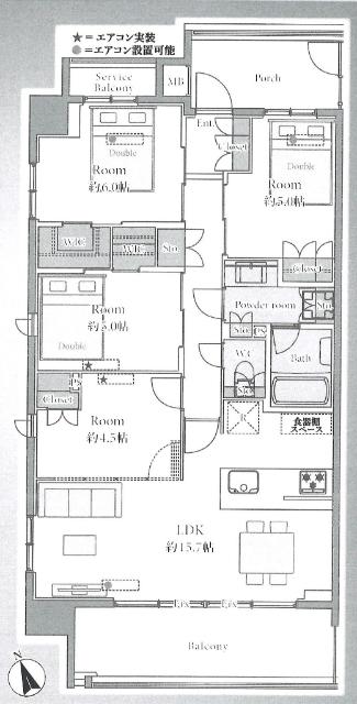間取りです。
