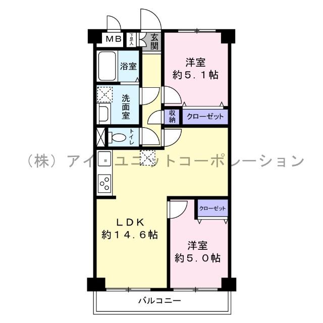 間取図です。