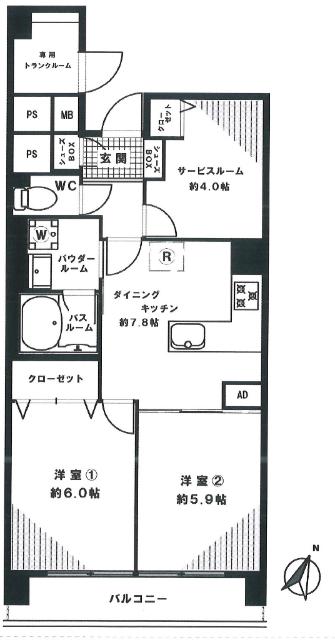 間取り図です。