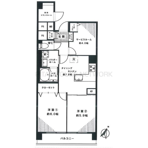 間取り図です。