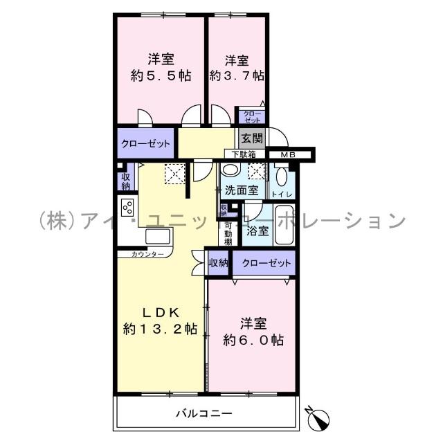 行徳コリーナ 間取り図画像