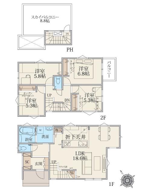 建物面積98.74平米