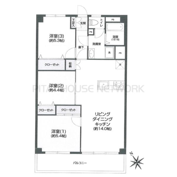 間取り図です。