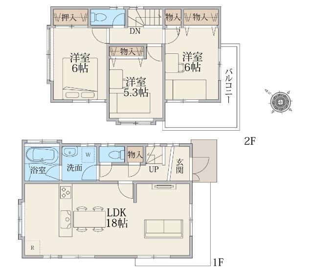 建物面積84.45平米