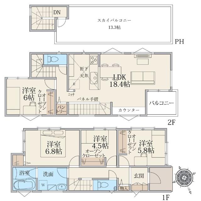 建物面積99.57平米