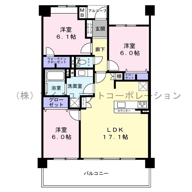 間取図です。