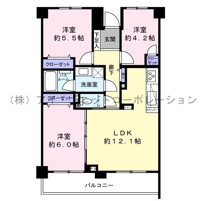 間取図です。