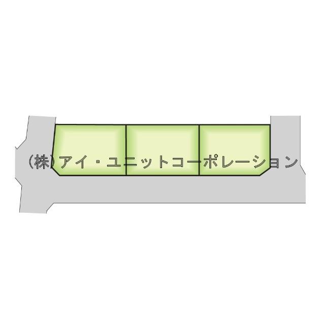 市川市北国分2丁目　土地 区画図