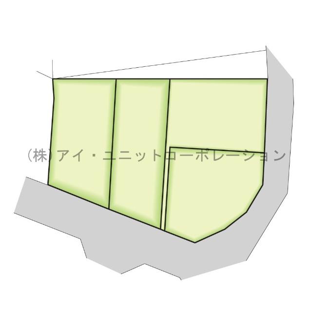 松戸市上本郷1丁目　土地 区画図