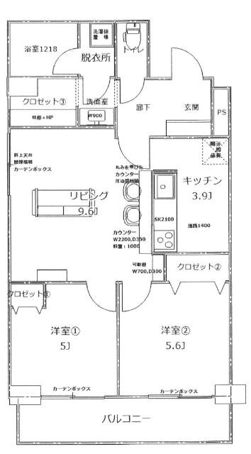 間取図です。