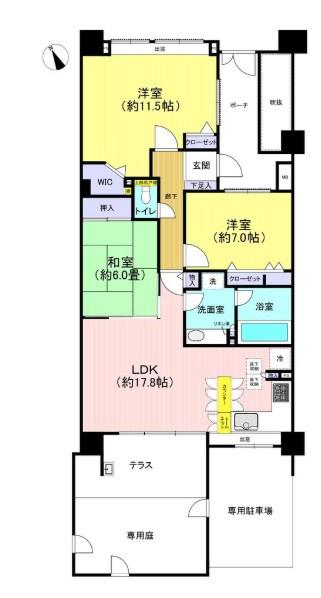間取り図です。