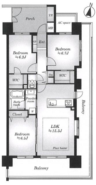 間取り図です。