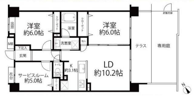 間取り図です。