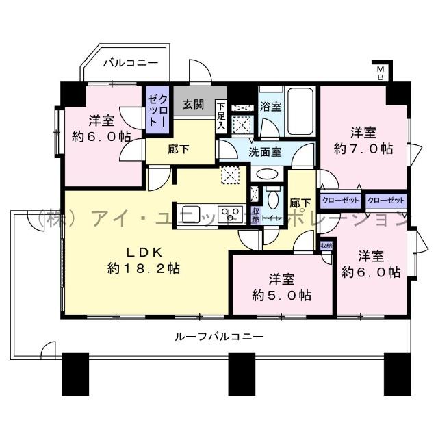 ナイスアーバン東小岩 間取り図画像