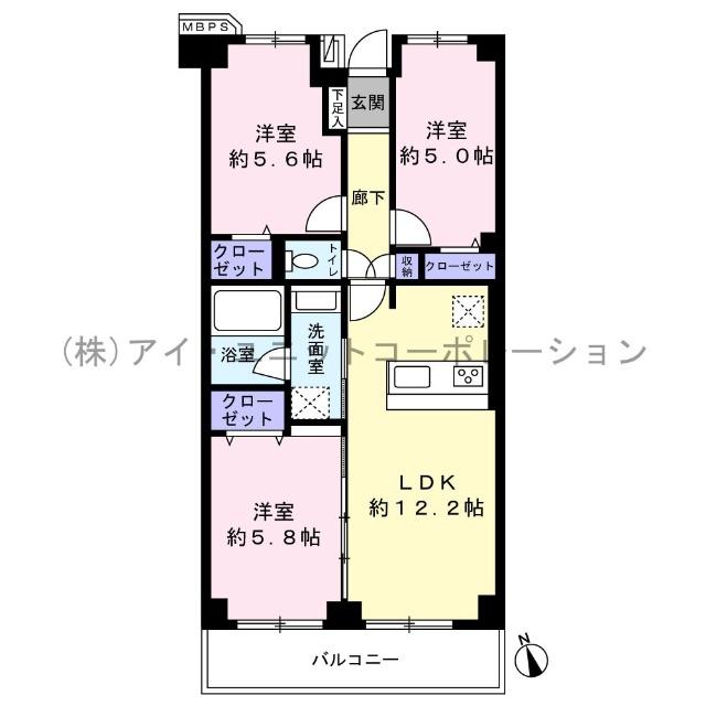間取り図です。