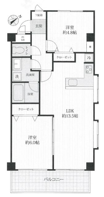 間取り図です。