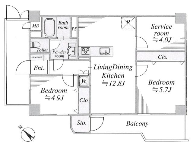 間取り図です。