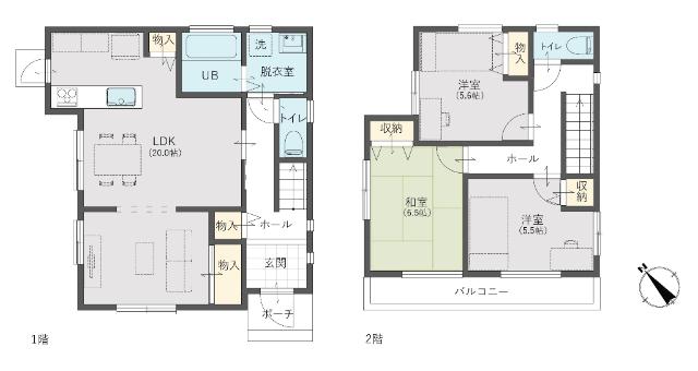 建物面積94.39平米