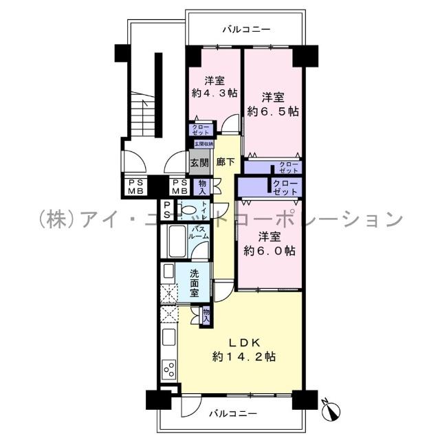 間取り図です。