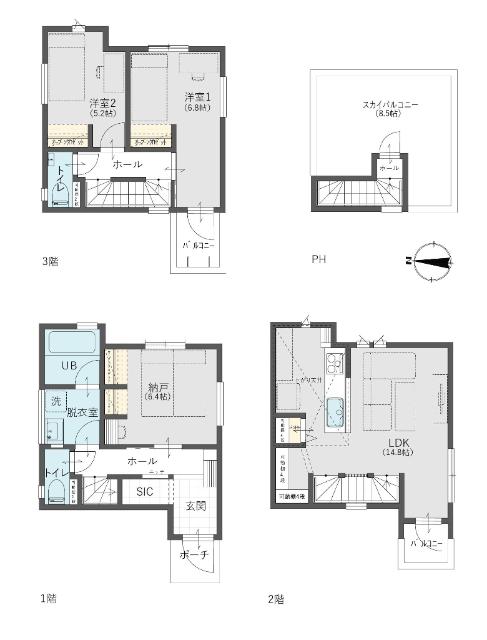 建物面積84.25平米