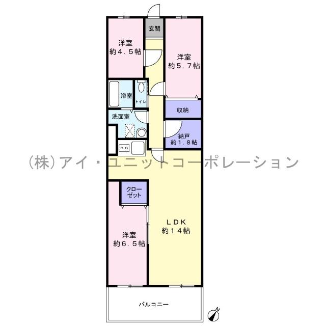 サンピア鎌ヶ谷 間取り図画像