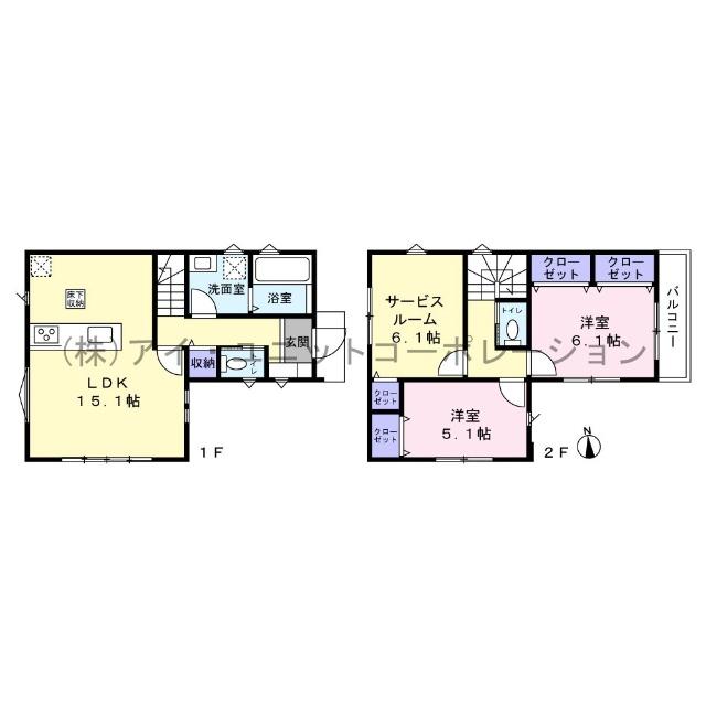 間取り図です。