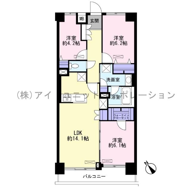 間取り図です。
