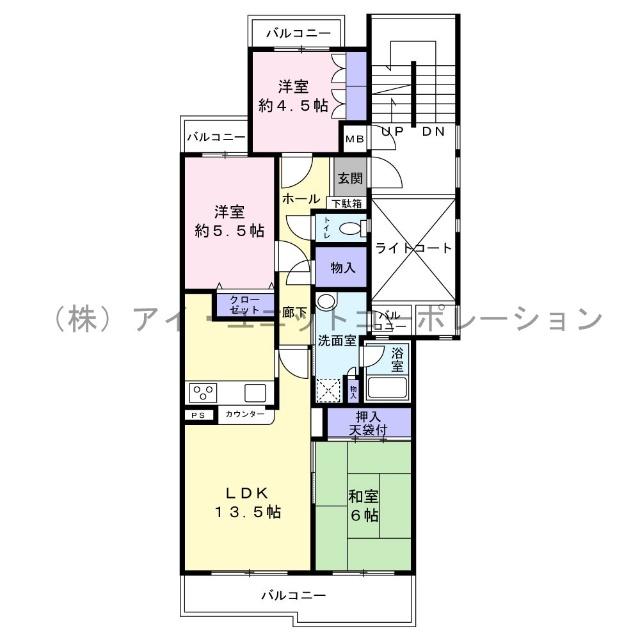 間取り図です。