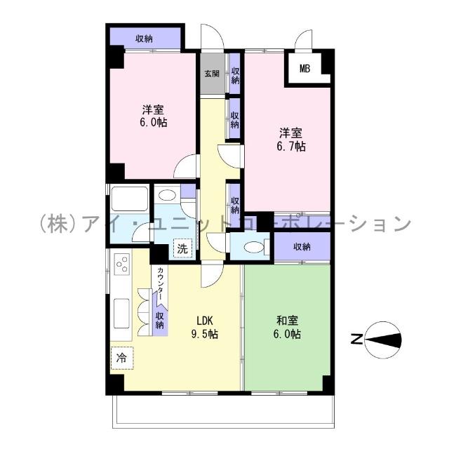 間取り図です。