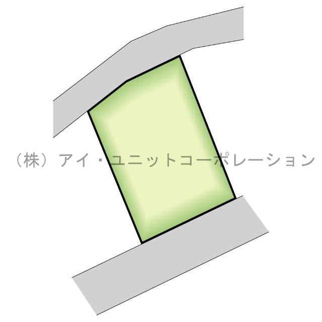 市川市国府台1丁目　土地 区画図