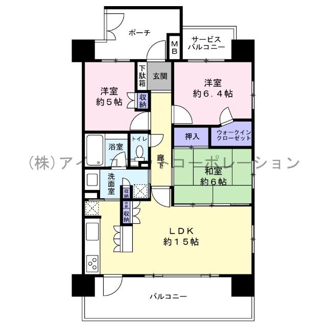 間取り図です。