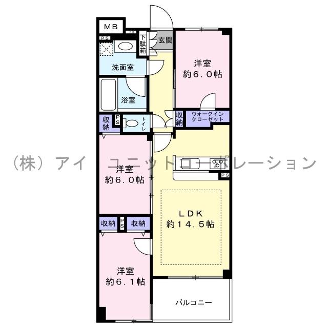 デュアルスイート西葛西 間取り図画像