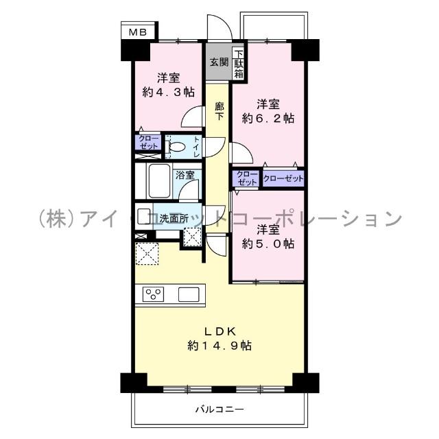 間取り図です。