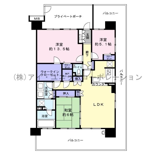 間取り図です。