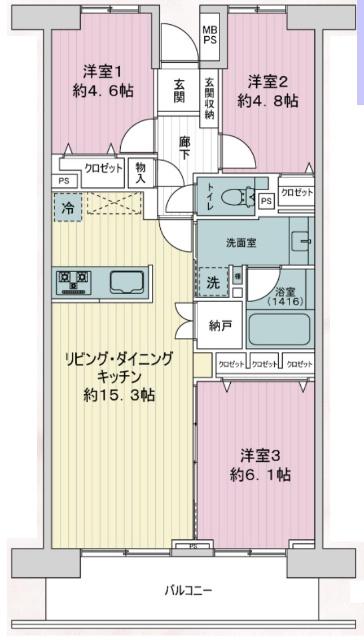 間取り図です。