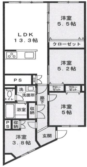 間取図です。