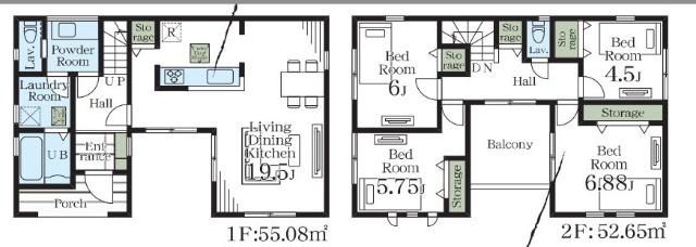 間取り図です。
