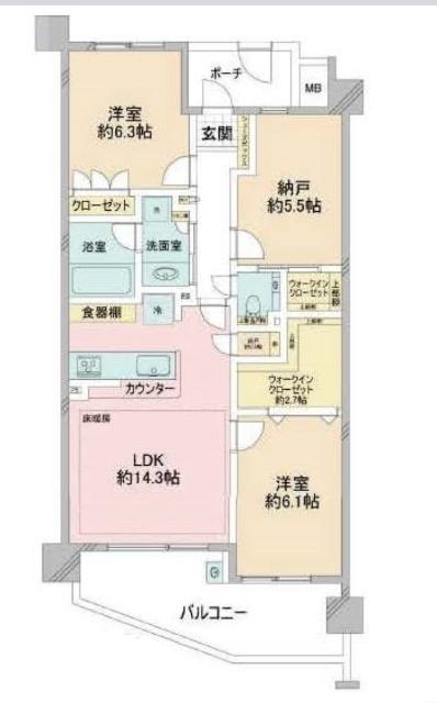 間取り図です。
