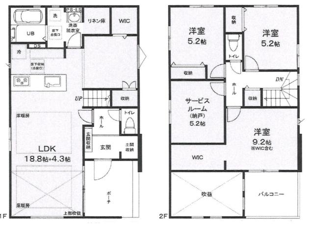 間取図です。