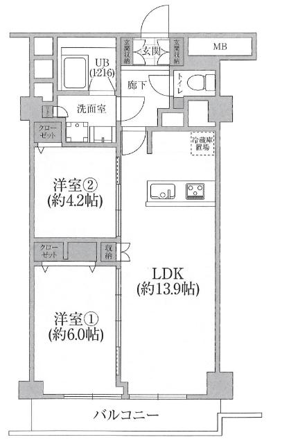 間取り図です。
