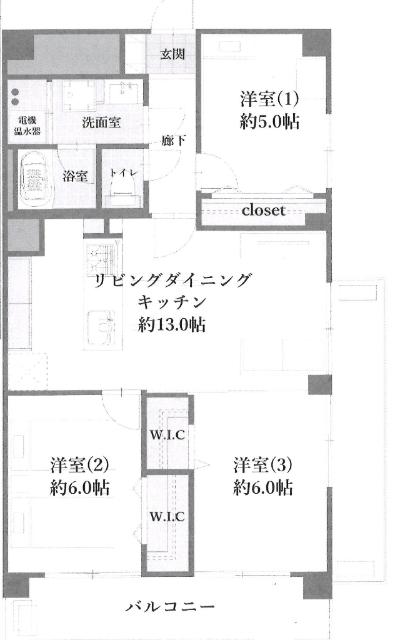 間取図です。