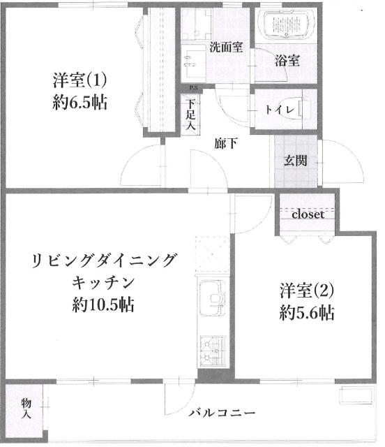 間取図です。