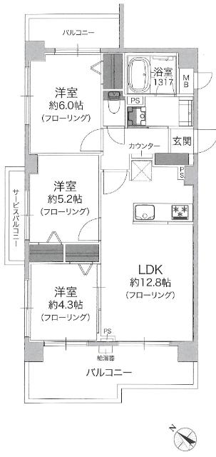 間取り図です。